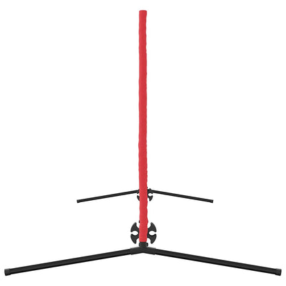 vidaXL Tennis Net Folding Black and Red 301 x 90.5 x 87 cm Polyester 6