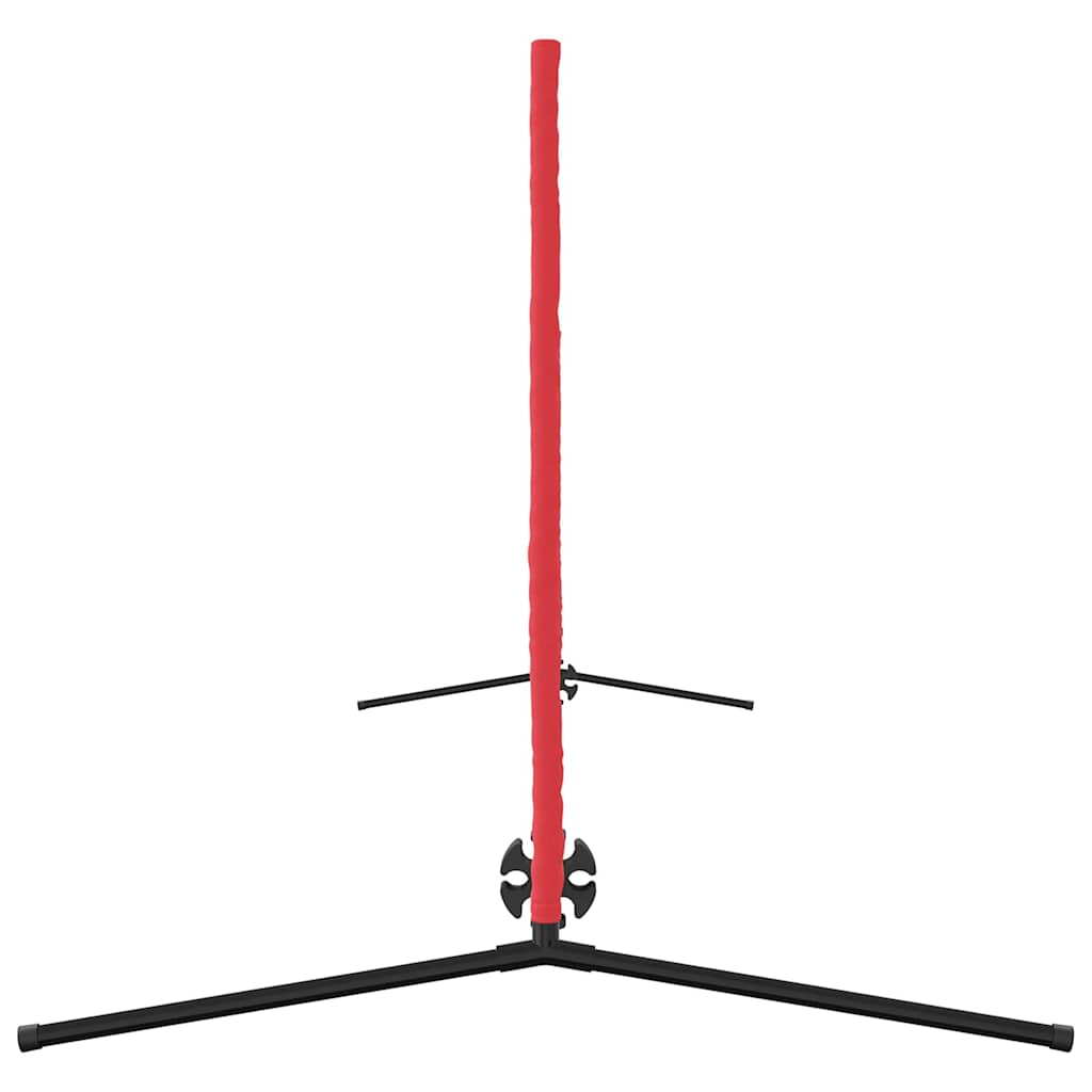 vidaXL Tennis Net Folding Black and Red 396 x 92 x 87 cm Polyester 6