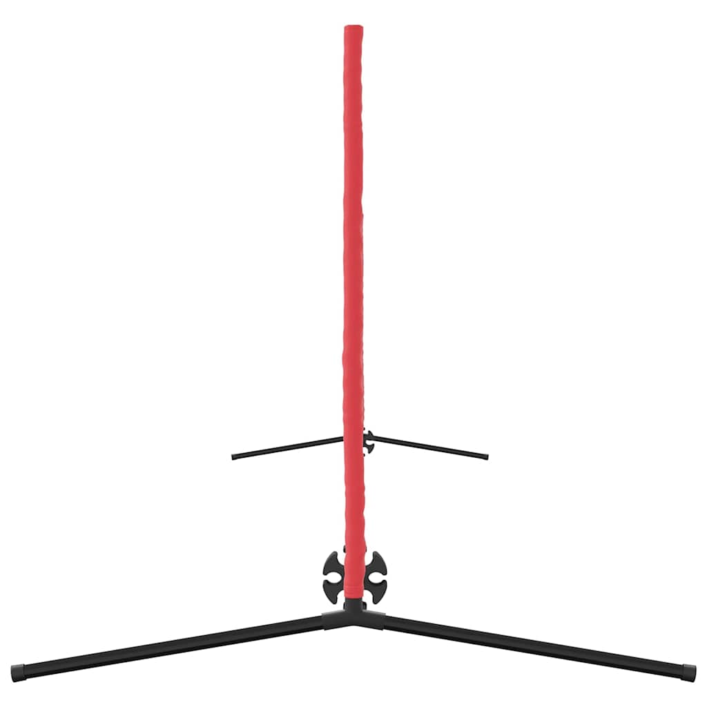 vidaXL Tennis Net Folding Black and Red 494.5 x 90 x 87 cm Polyester 6