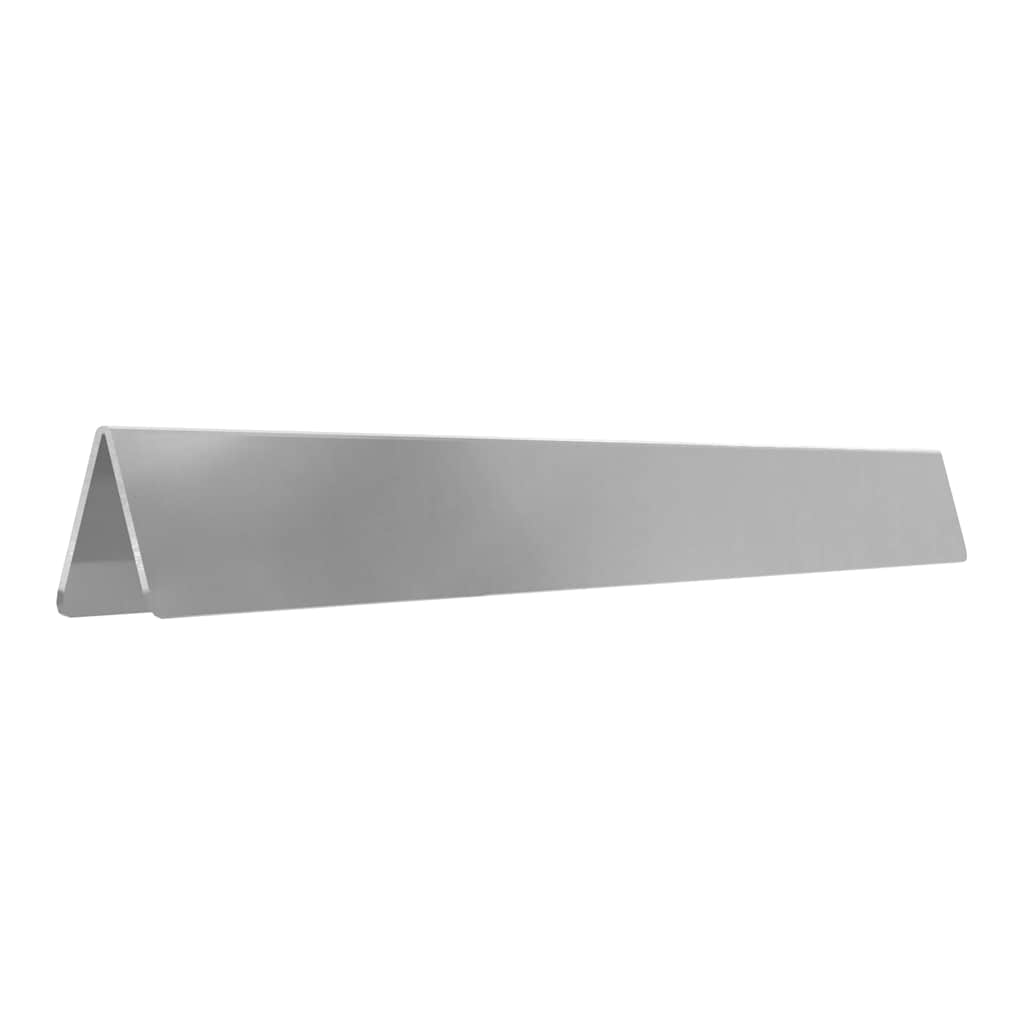 vidaXL Lawn Edging 4 pcs 450 x 15 cm Galvanised Steel Silver 6