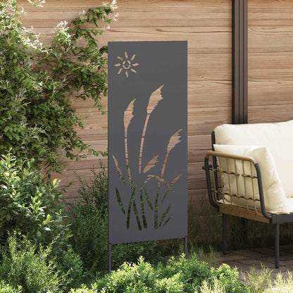 Garden Privacy Screen Anthracite Cold-rolled Steel