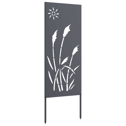 Garden Privacy Screen Anthracite Cold-rolled Steel