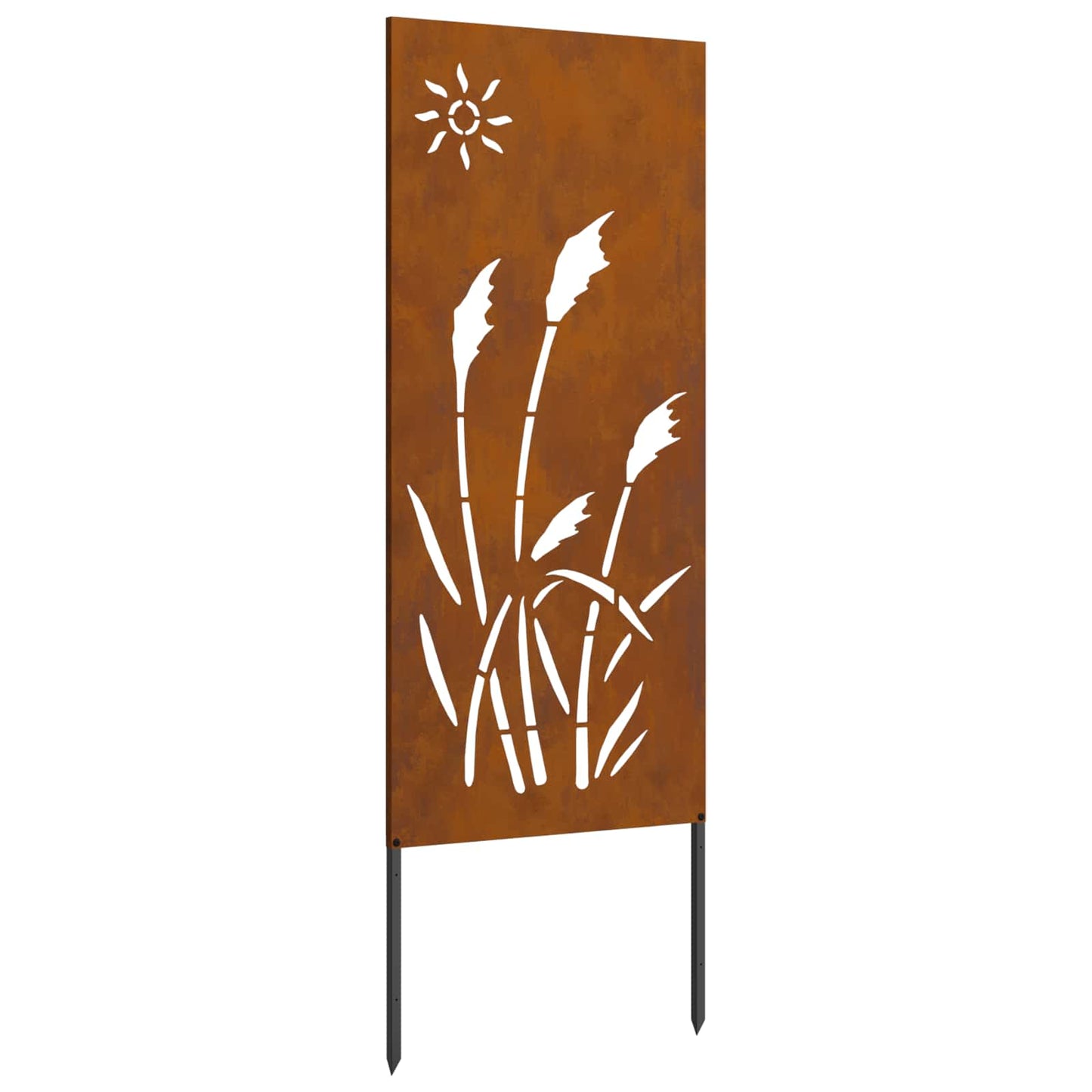vidaXL Garden Privacy Screen Rusty 50 x 140 cm Weathering Steel 2