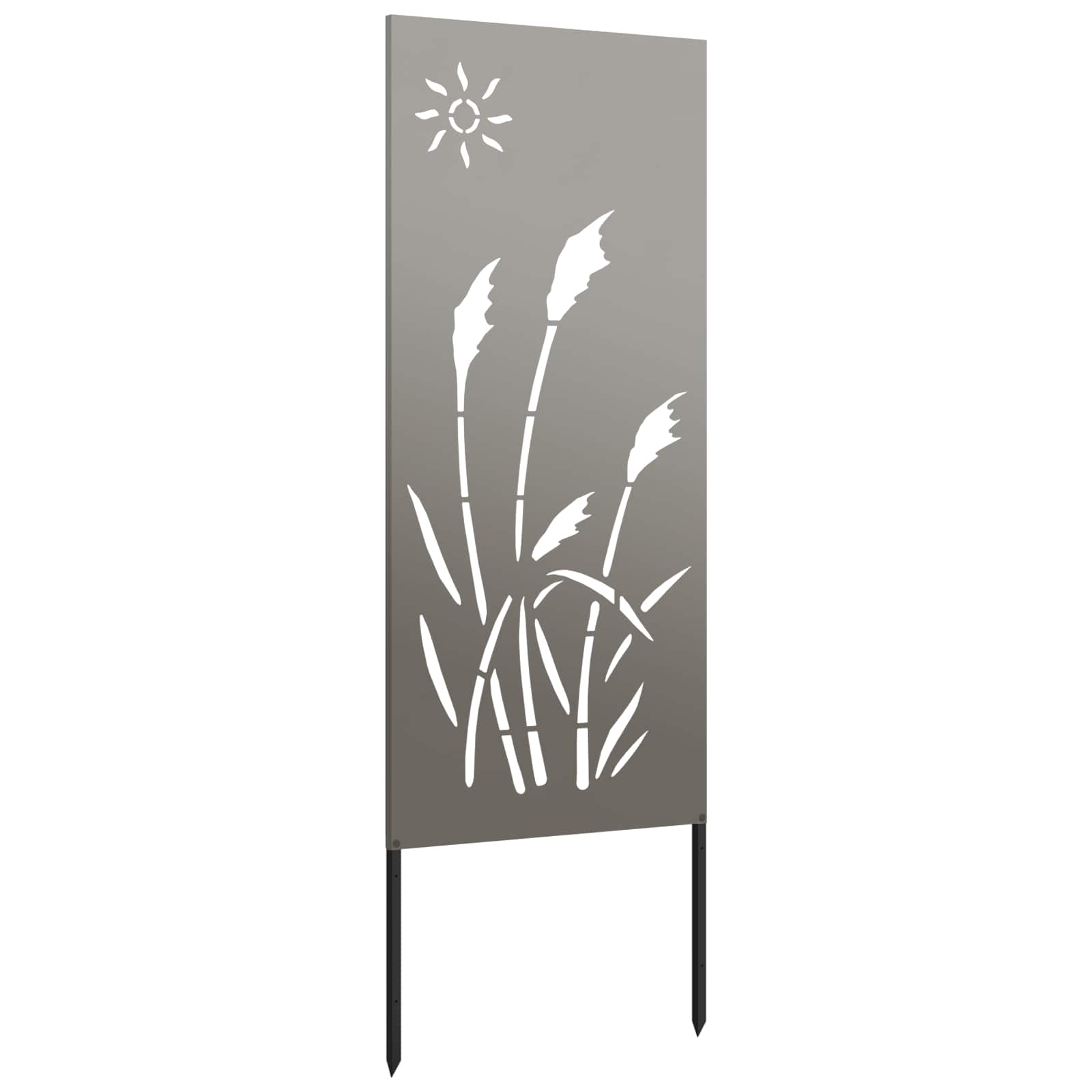 vidaXL Garden Privacy Screen Rusty 50 x 140 cm Weathering Steel 5