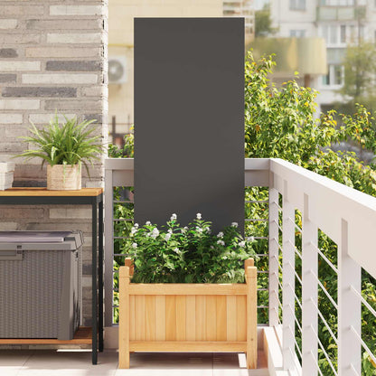 vidaXL Garden Privacy Screen Black 50 x 140 cm Cold-rolled steel 1