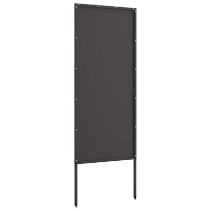 vidaXL Garden Privacy Screen Black 50 x 140 cm Cold-rolled steel 5