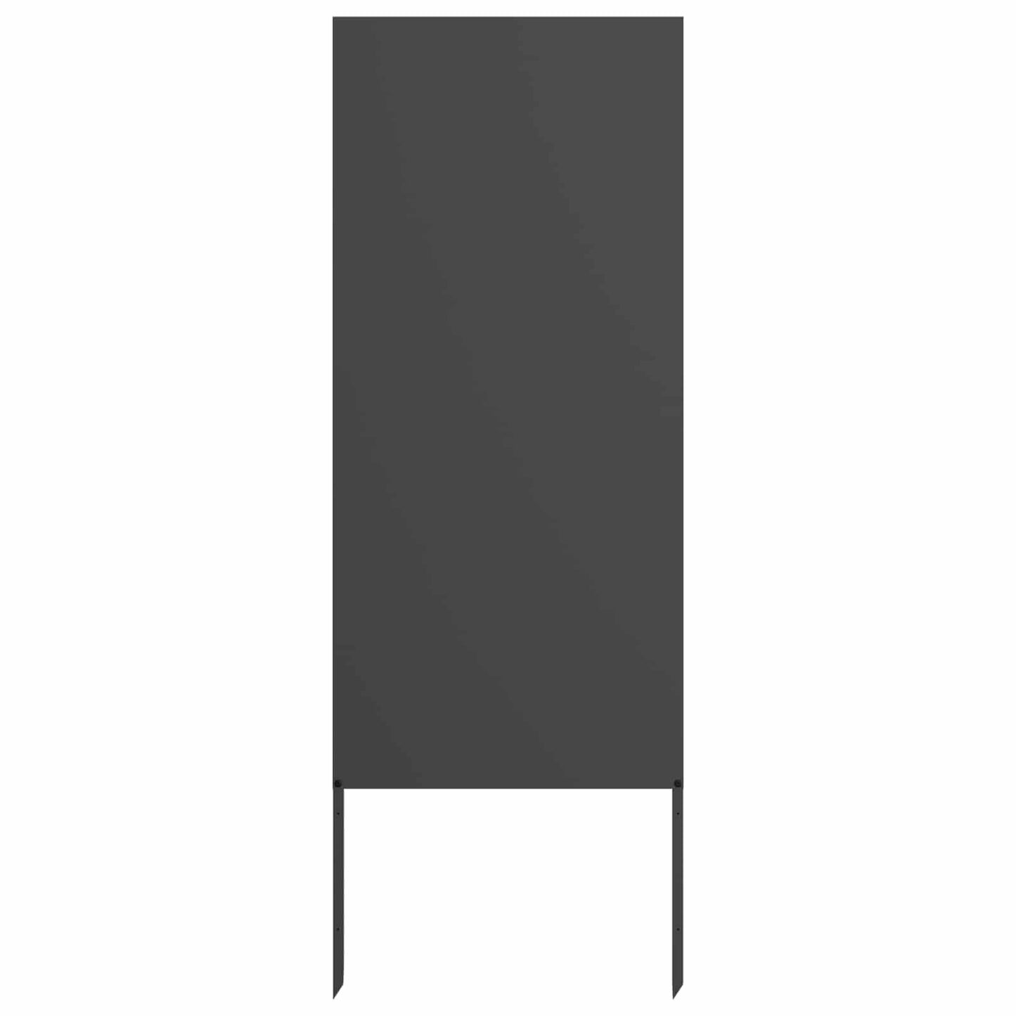 vidaXL Garden Privacy Screen Black 50 x 140 cm Cold-rolled steel 2