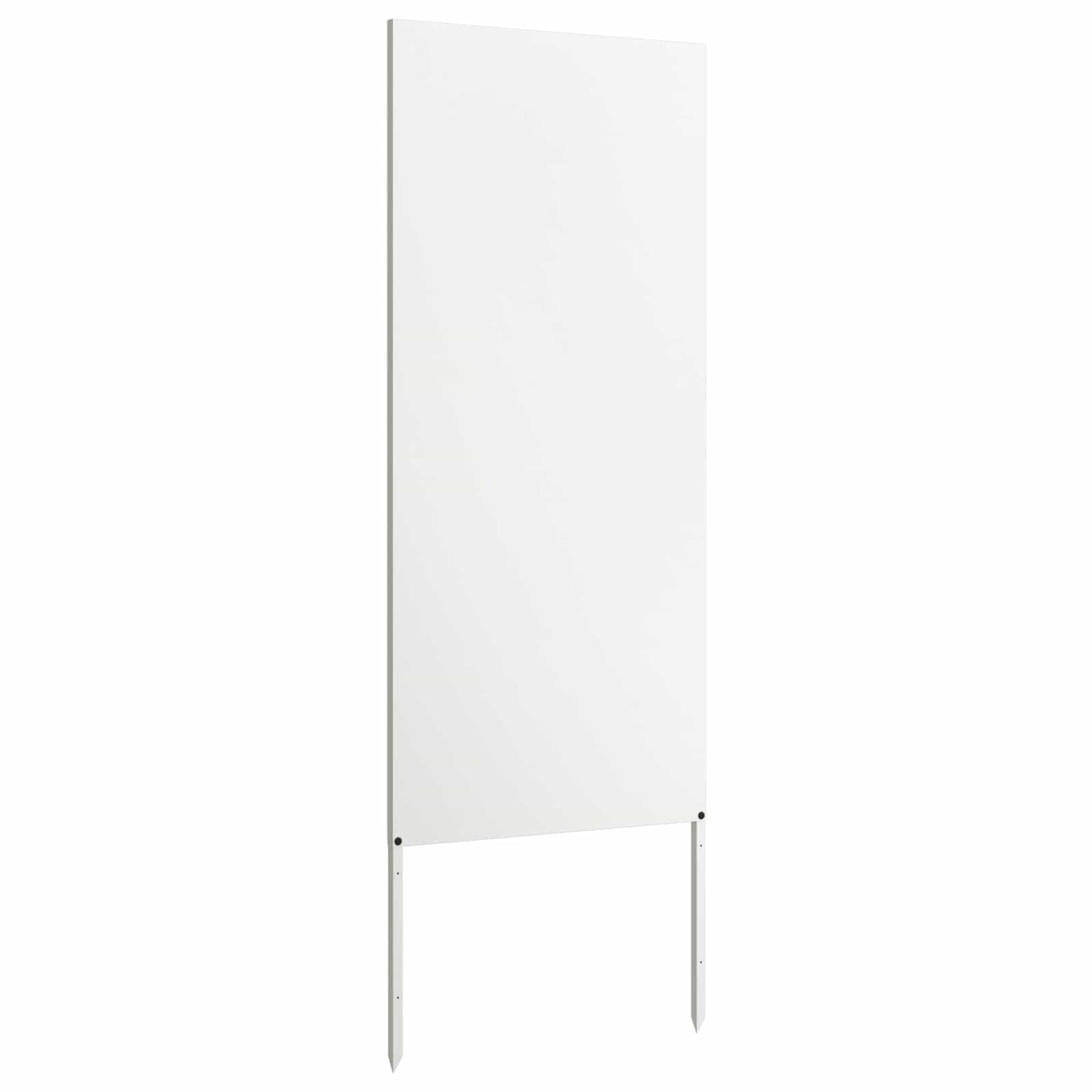 vidaXL Garden Privacy Screen White 50 x 140 cm Cold-rolled steel 5