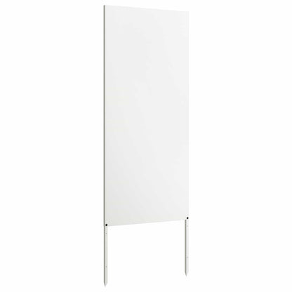 vidaXL Garden Privacy Screen White 50 x 140 cm Cold-rolled steel 5