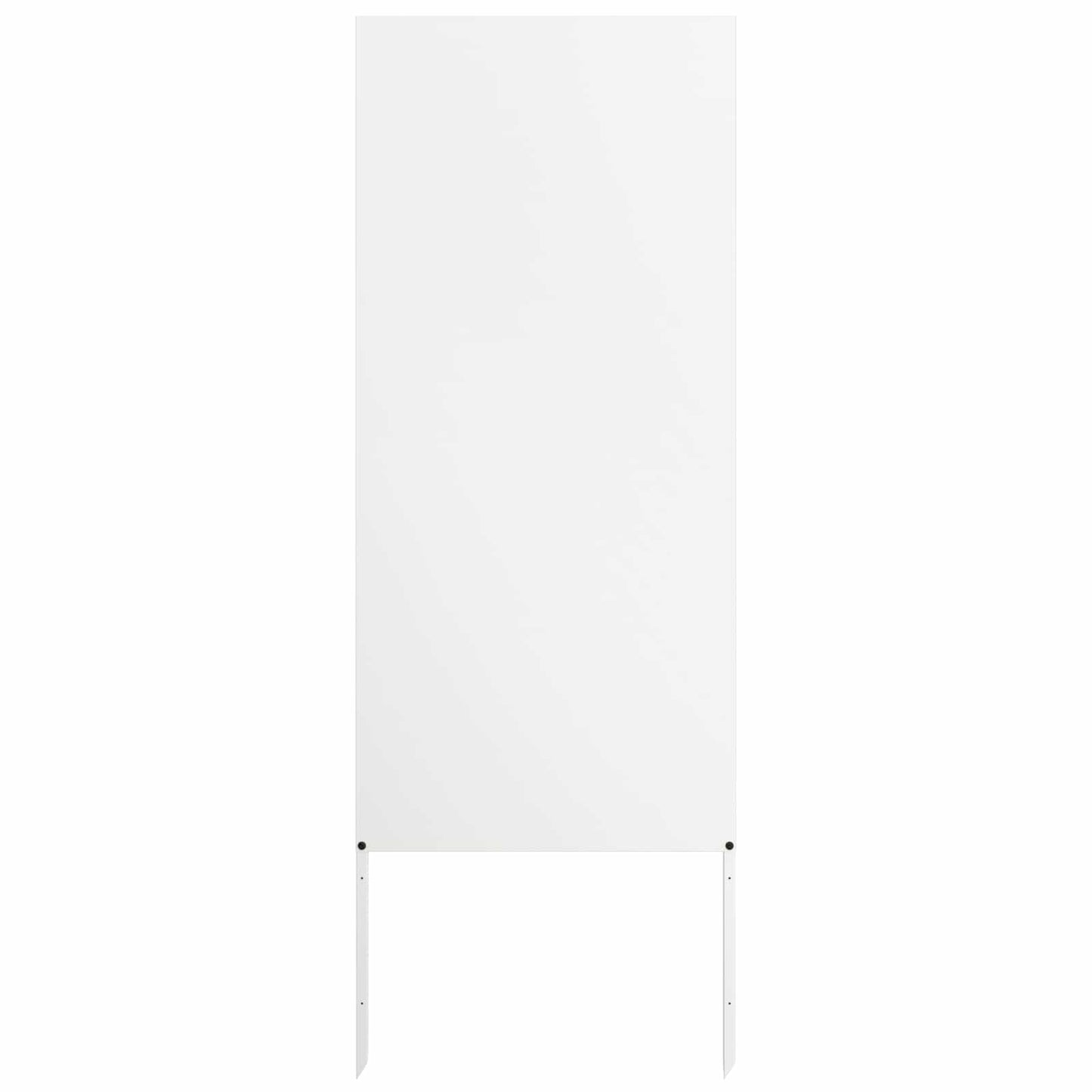 vidaXL Garden Privacy Screen White 50 x 140 cm Cold-rolled steel 4
