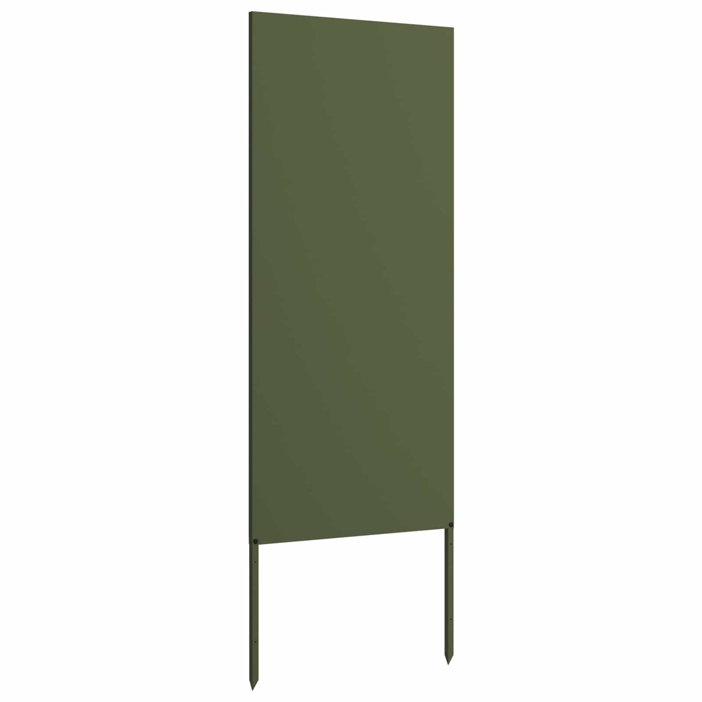 vidaXL Garden Privacy Screen Olive green 50 x 140 cm Cold-rolled steel 5