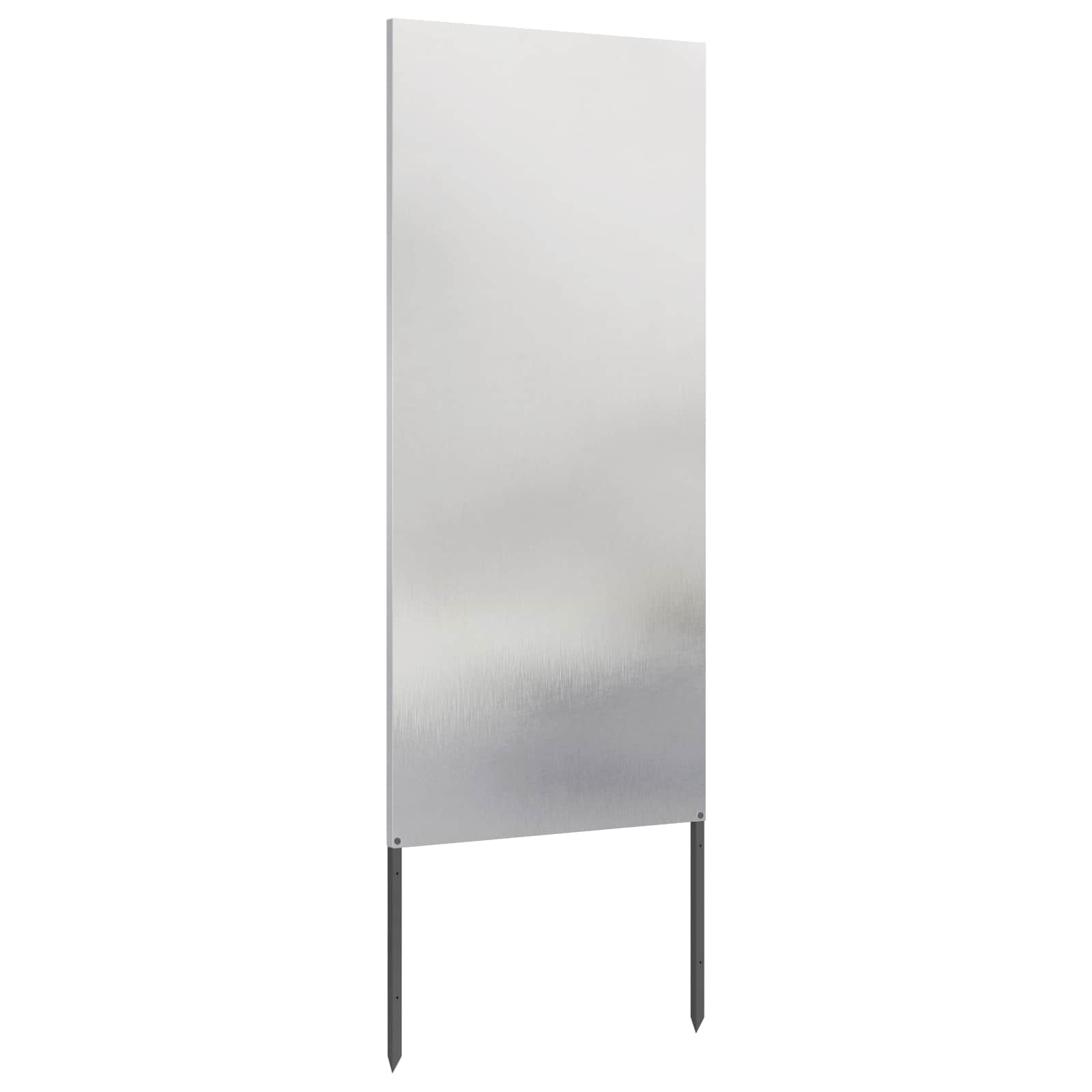 vidaXL Garden Privacy Screen Silver 50 x 140 cm Stainless steel 4