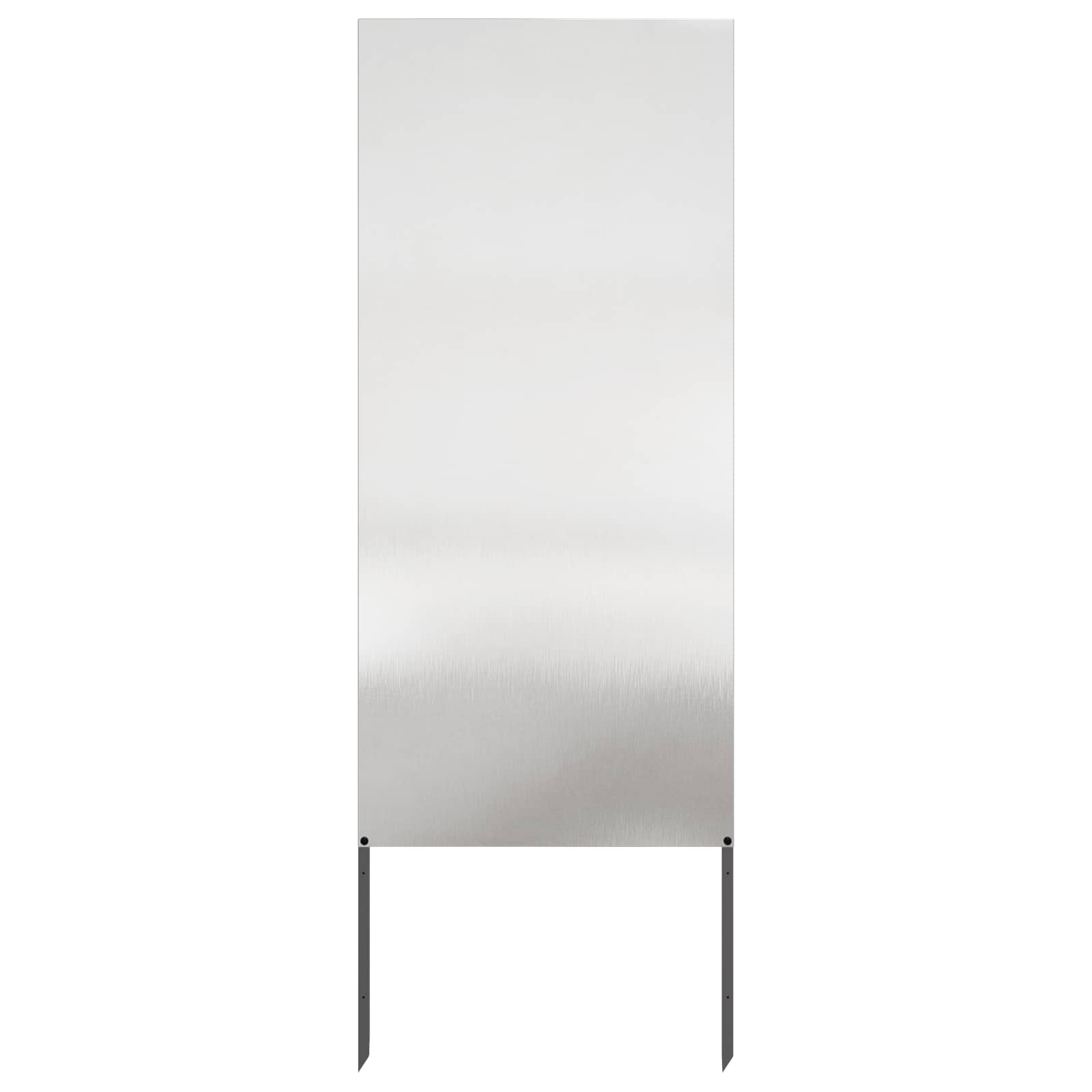 vidaXL Garden Privacy Screen Silver 50 x 140 cm Stainless steel 2