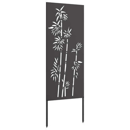 vidaXL Garden Privacy Screen Black 50 x 140 cm Cold-rolled steel 5
