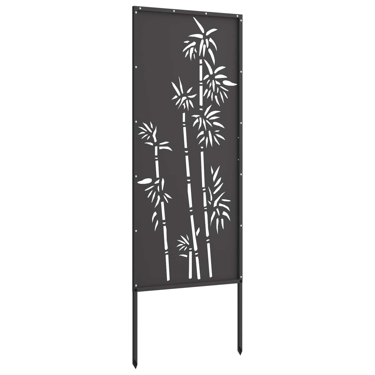 vidaXL Garden Privacy Screen Black 50 x 140 cm Cold-rolled steel 6