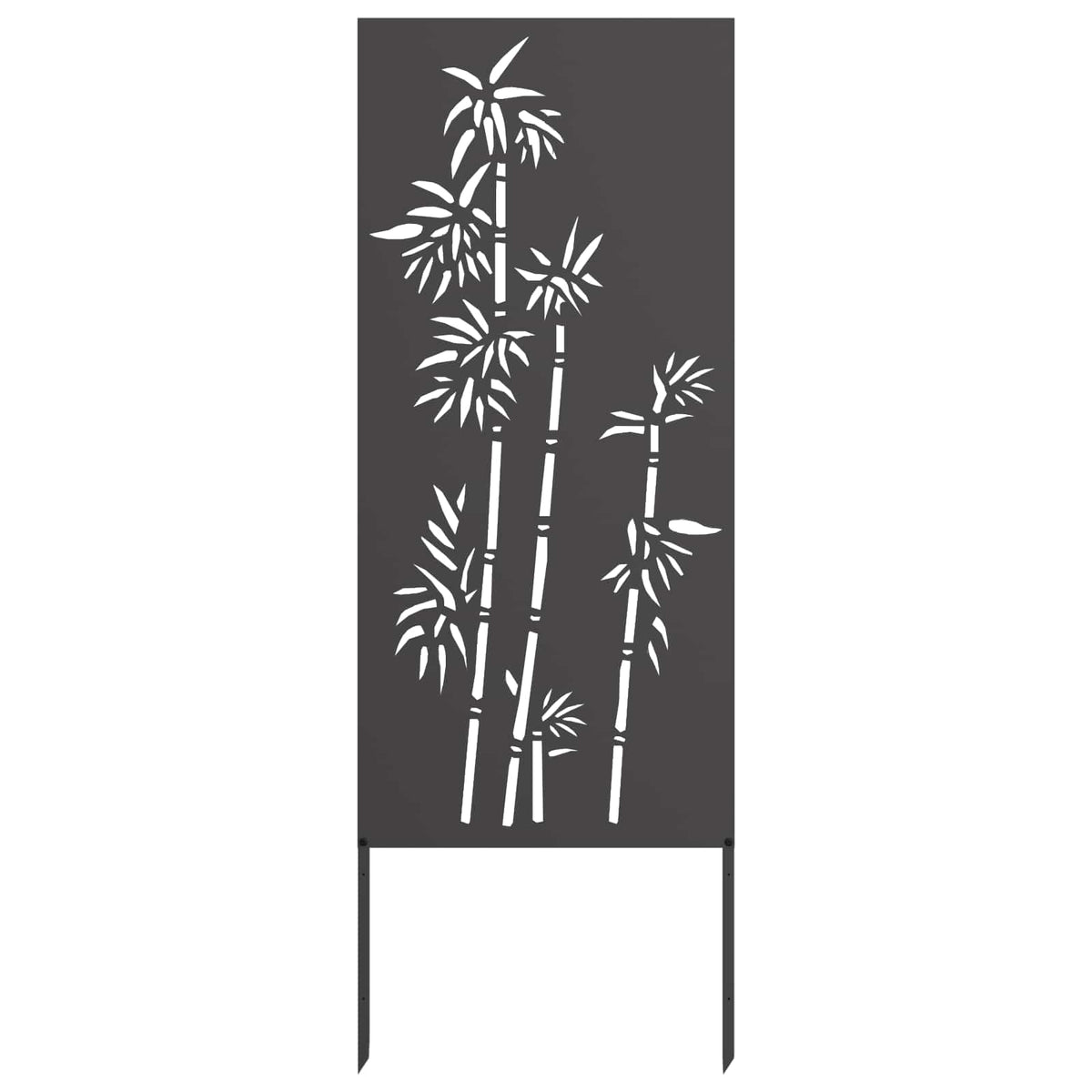 vidaXL Garden Privacy Screen Black 50 x 140 cm Cold-rolled steel 2