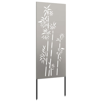 vidaXL Garden Privacy Screen Floral Rusty 50 x 140 cm Weathering Steel 5