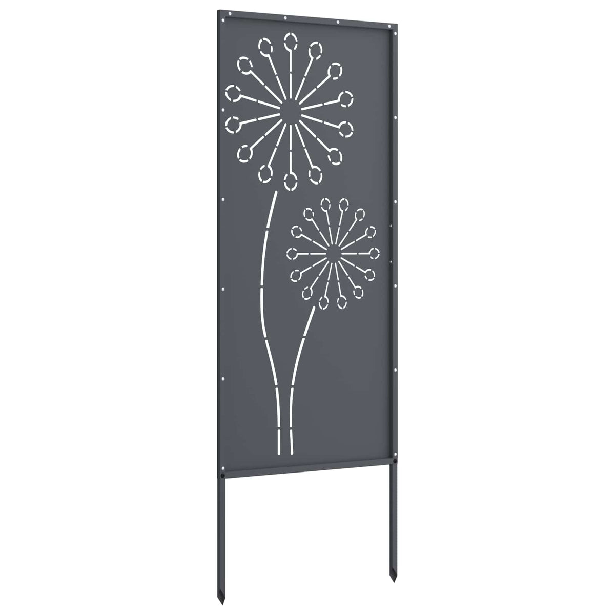 vidaXL Garden Privacy Screen Anthracite 50 x 140 cm Cold-rolled steel 6