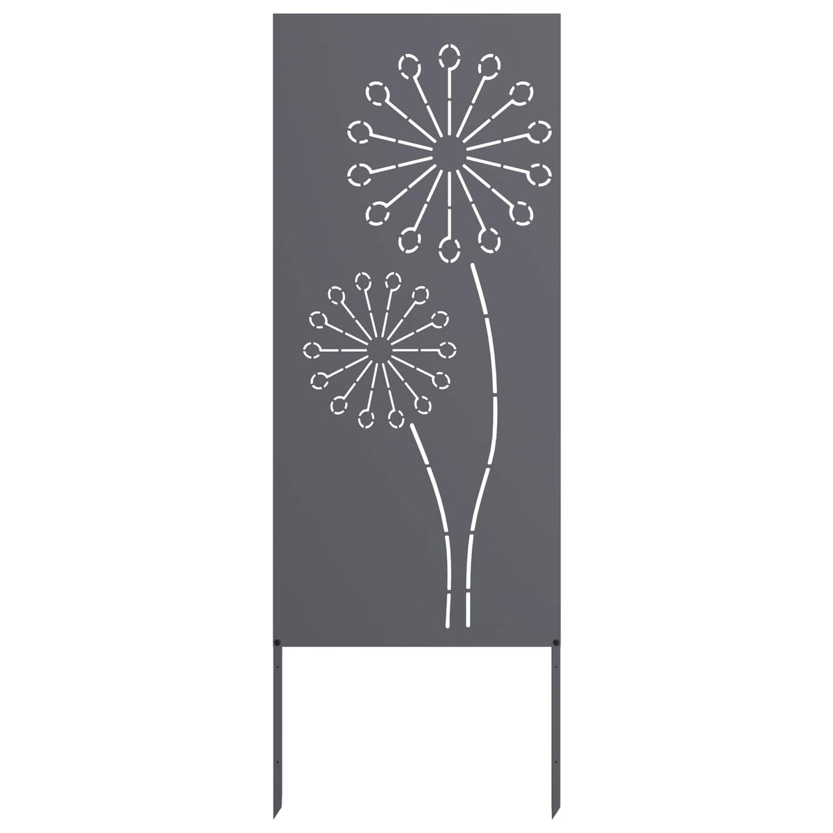 vidaXL Garden Privacy Screen Anthracite 50 x 140 cm Cold-rolled steel 2