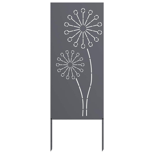 Garden Privacy Screen Anthracite Cold-rolled Steel