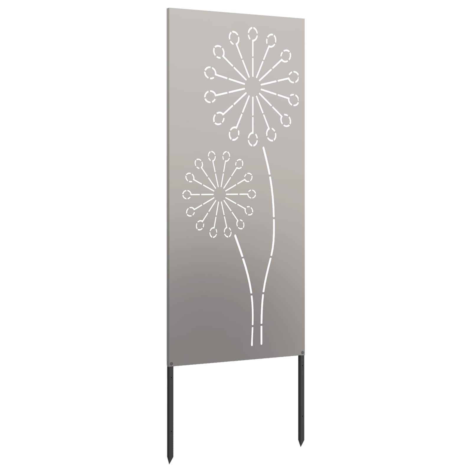 vidaXL Garden Privacy Screen Rusty 50 x 140 cm Weathering Steel 5