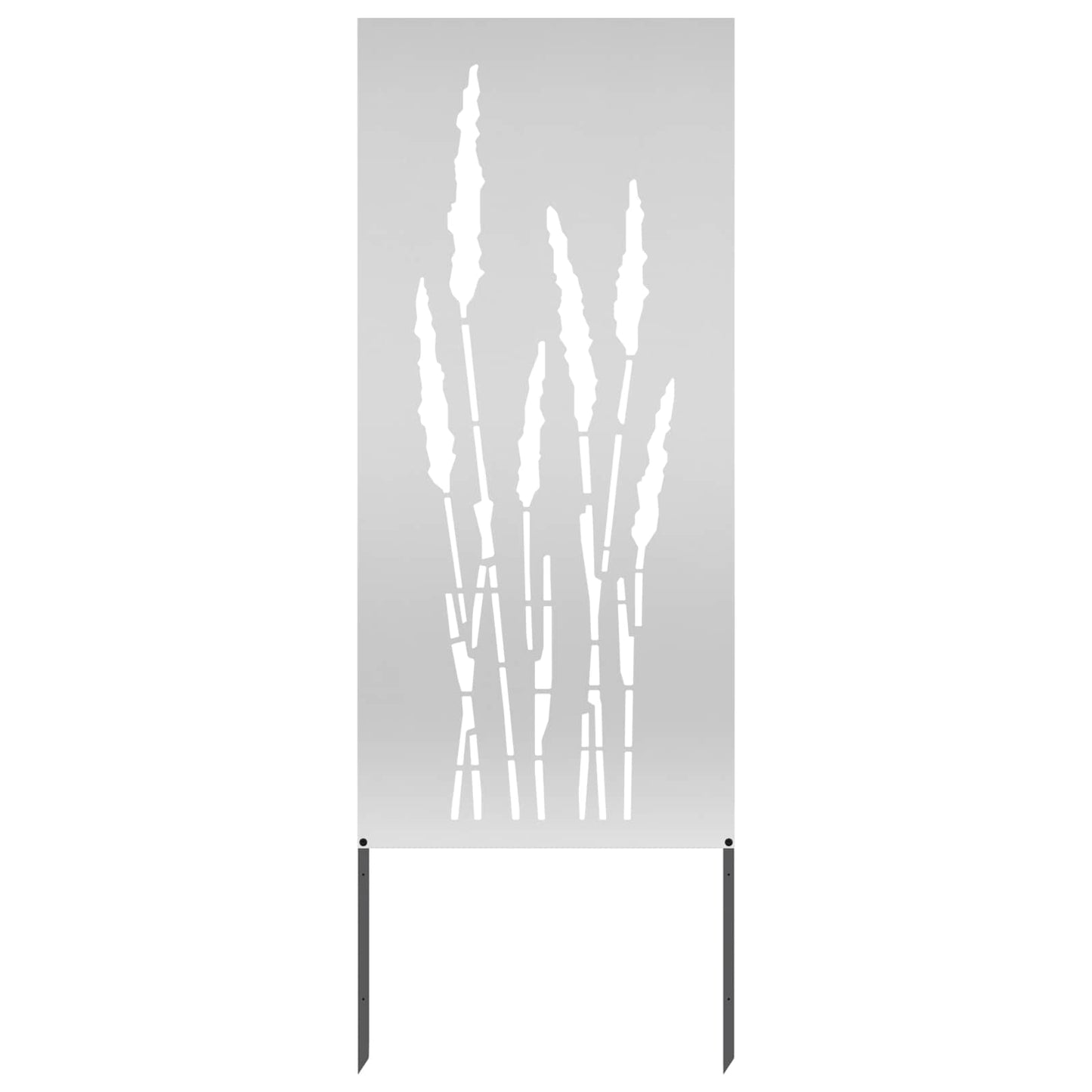 vidaXL Garden Privacy Screen Silver 50 x 140 cm Galvanised steel 2