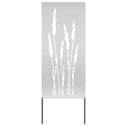 vidaXL Garden Privacy Screen Silver 50 x 140 cm Galvanised steel 2