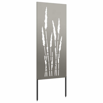 vidaXL Garden Privacy Screen Floral Rusty 50 x 140 cm Weathering Steel 5