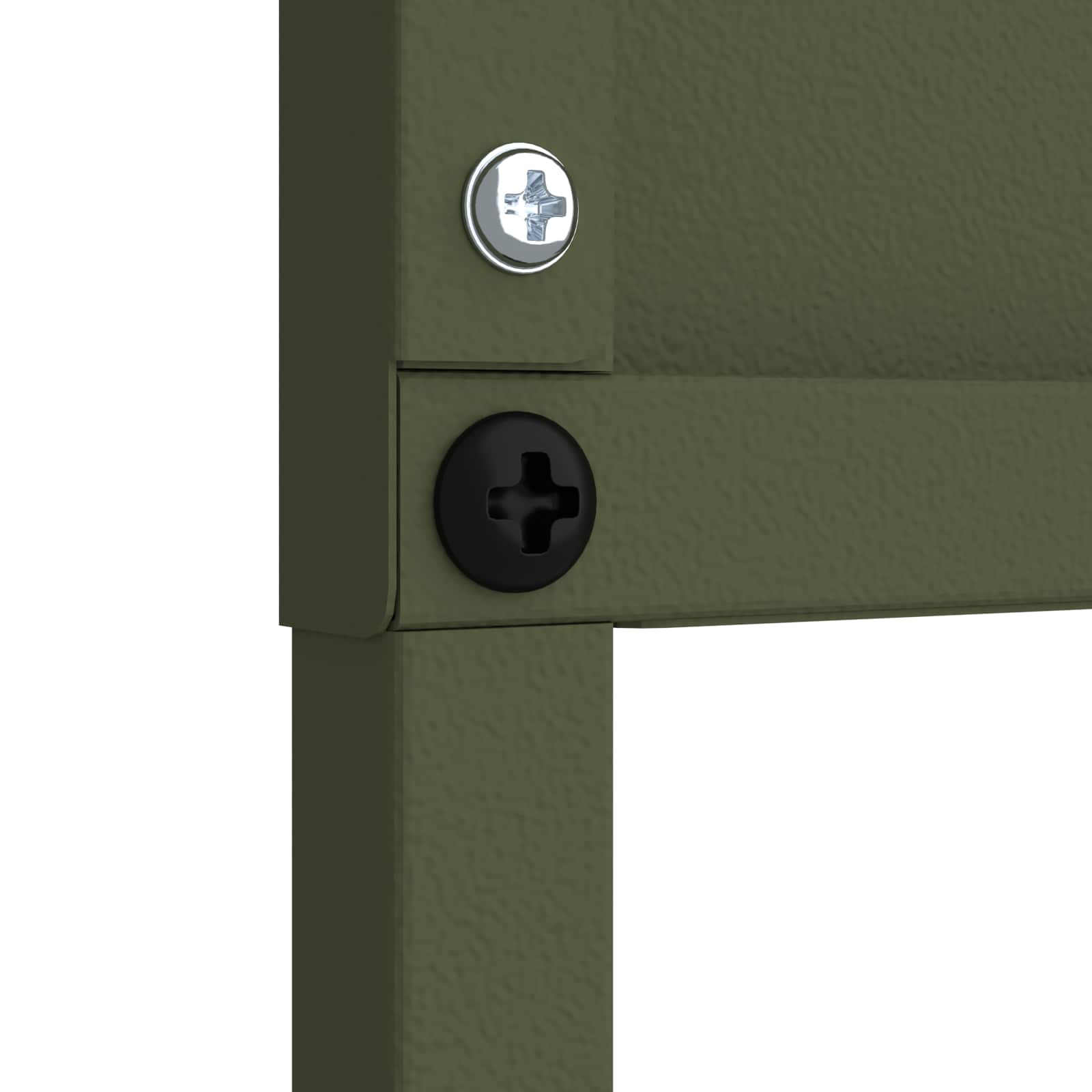 vidaXL Garden Privacy Screen Olive green 50 x 140 cm Cold-rolled steel 6
