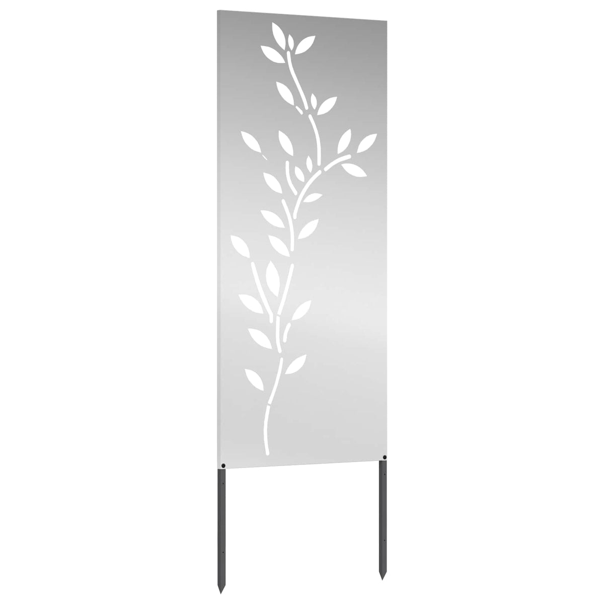 vidaXL Garden Privacy Screen Silver 50 x 140 cm Galvanised steel 4