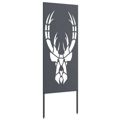 vidaXL Garden Privacy Screen Anthracite 50 x 140 cm Cold-rolled steel 5