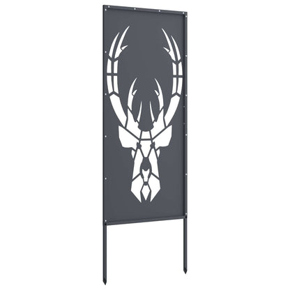 vidaXL Garden Privacy Screen Anthracite 50 x 140 cm Cold-rolled steel 6