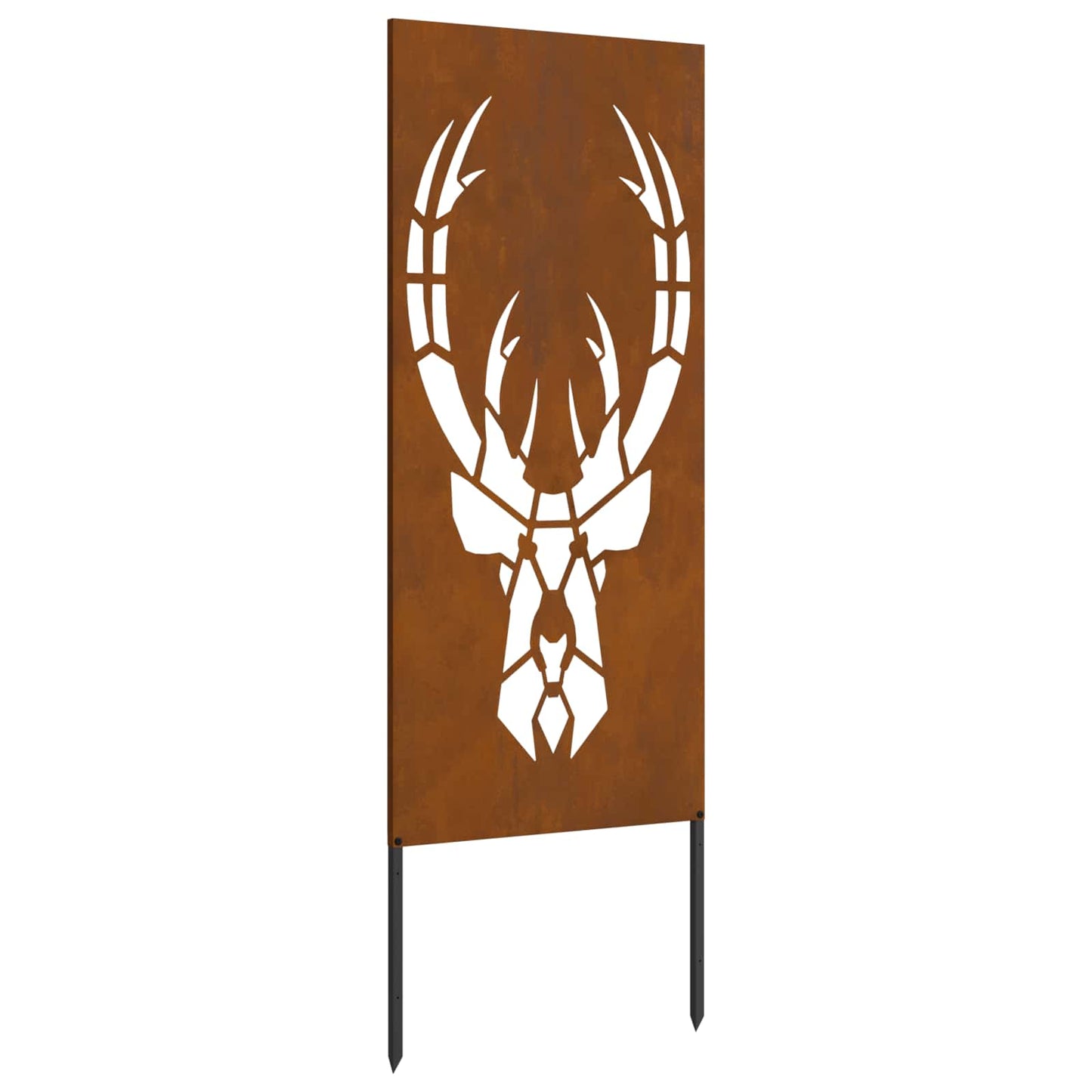 vidaXL Garden Privacy Screen Rusty 50 x 140 cm Weathering Steel 2
