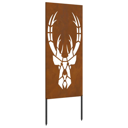 vidaXL Garden Privacy Screen Rusty 50 x 140 cm Weathering Steel 2