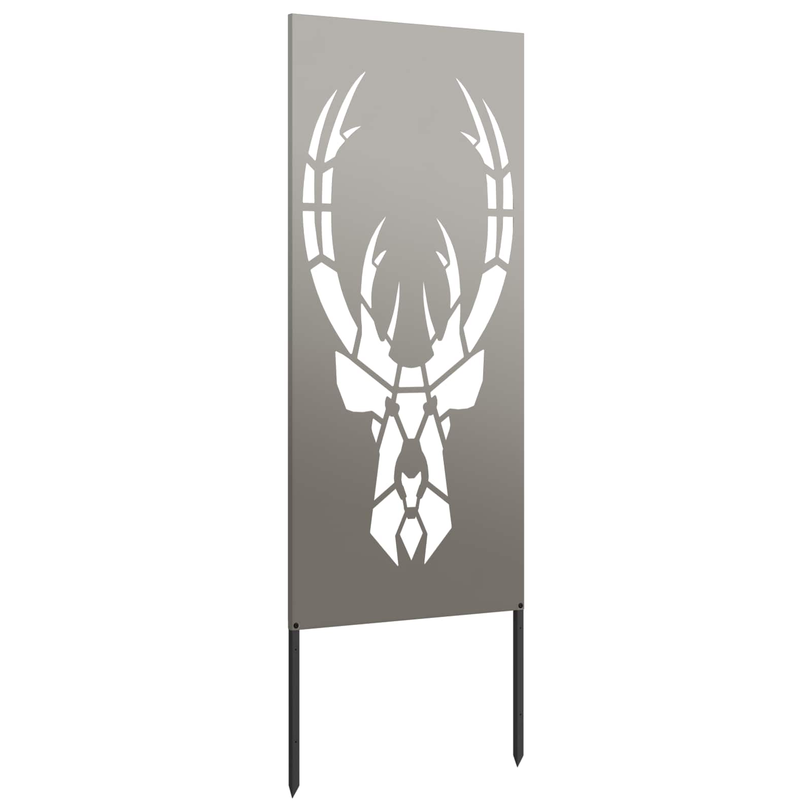vidaXL Garden Privacy Screen Rusty 50 x 140 cm Weathering Steel 5