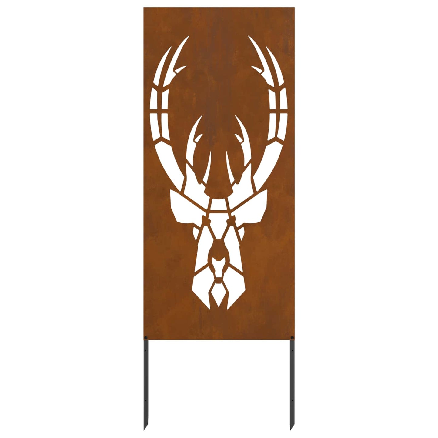 vidaXL Garden Privacy Screen Rusty 50 x 140 cm Weathering Steel 4
