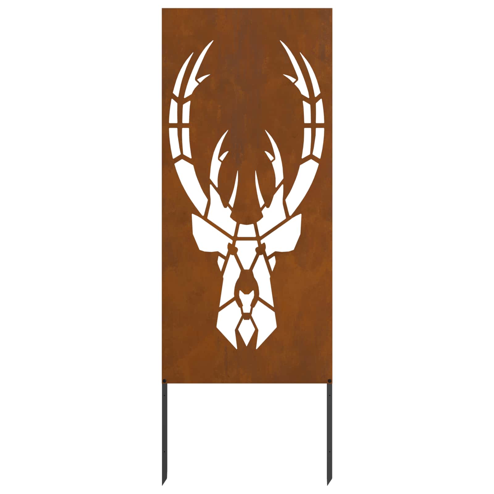 vidaXL Garden Privacy Screen Rusty 50 x 140 cm Weathering Steel 4
