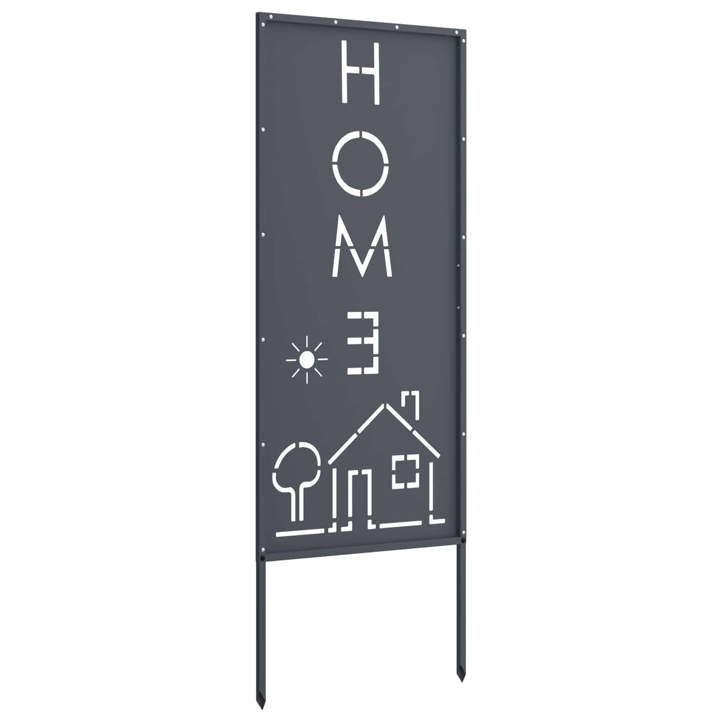 vidaXL Garden Privacy Screen Anthracite 50 x 140 cm Cold-rolled steel 6
