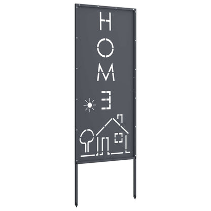vidaXL Garden Privacy Screen Anthracite 50 x 140 cm Cold-rolled steel 6