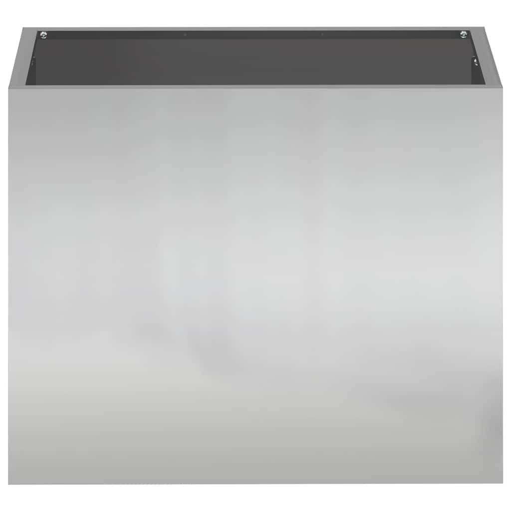 vidaXL Garden Planter Galvanised Steel 50 x 32 x 40 cm 5