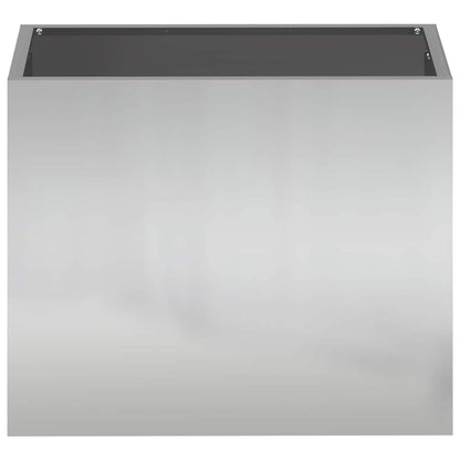 vidaXL Garden Planter Galvanised Steel 50 x 32 x 40 cm 5
