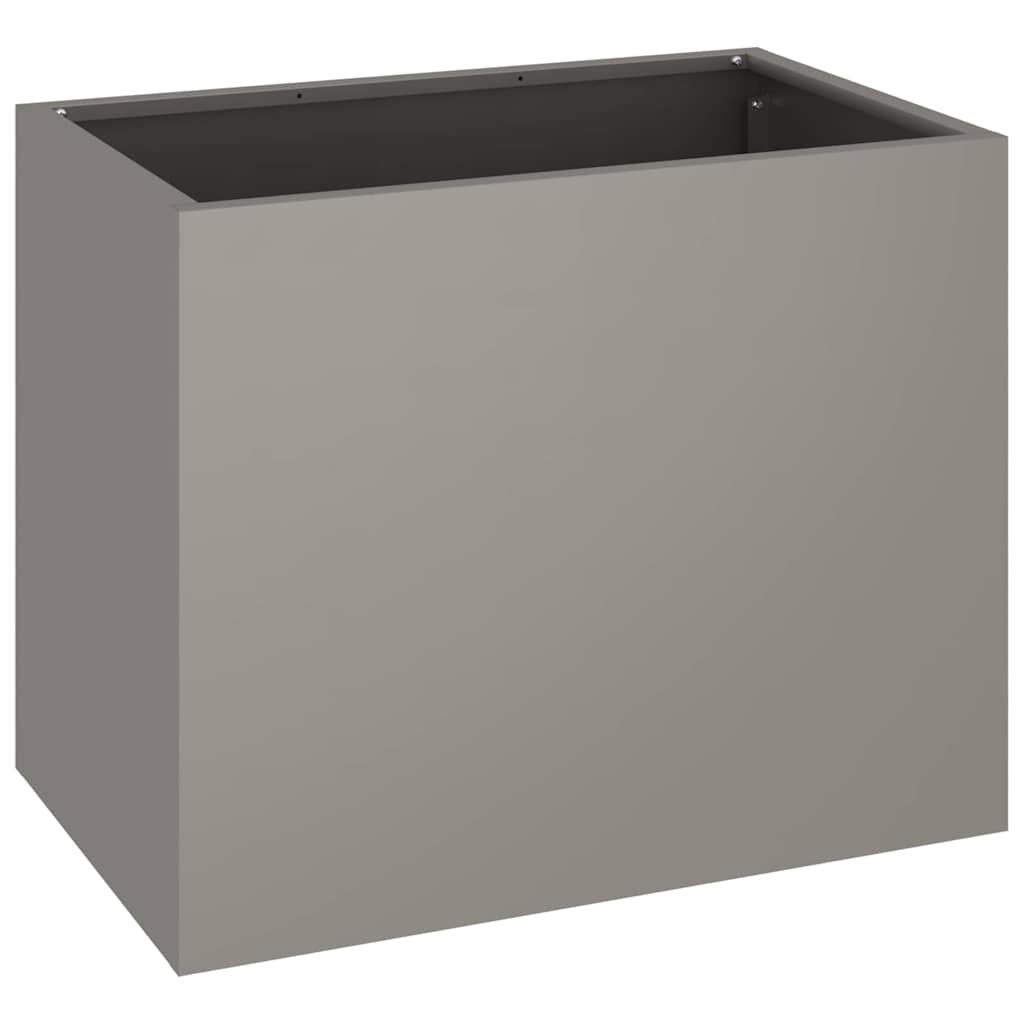 vidaXL Garden Planter Rusty 50 x 32 x 40 cm Weathering Steel 5