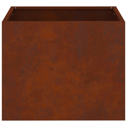 vidaXL Garden Planter Rusty 50 x 32 x 40 cm Weathering Steel 6