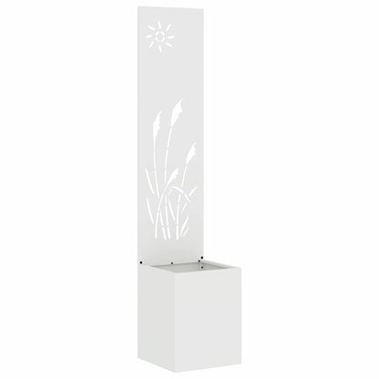 vidaXL Garden Privacy Screen White 32 x 32 x 150 cm Cold-rolled steel 2