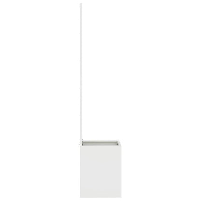 vidaXL Garden Privacy Screen White 32 x 32 x 150 cm Cold-rolled steel 6