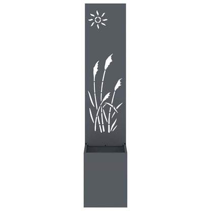 vidaXL Garden Privacy Screen Fretwork Anthracite 32 x 32 x 150 cm 5