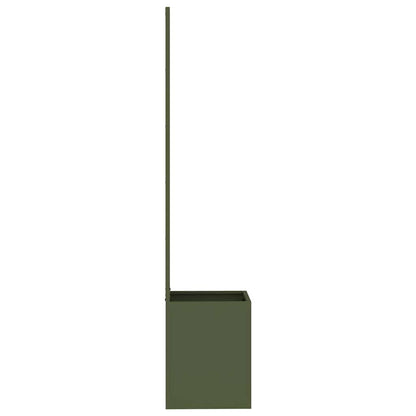 vidaXL Garden Privacy Screen Fretwork Olive green 32 x 32 x 150 cm 6