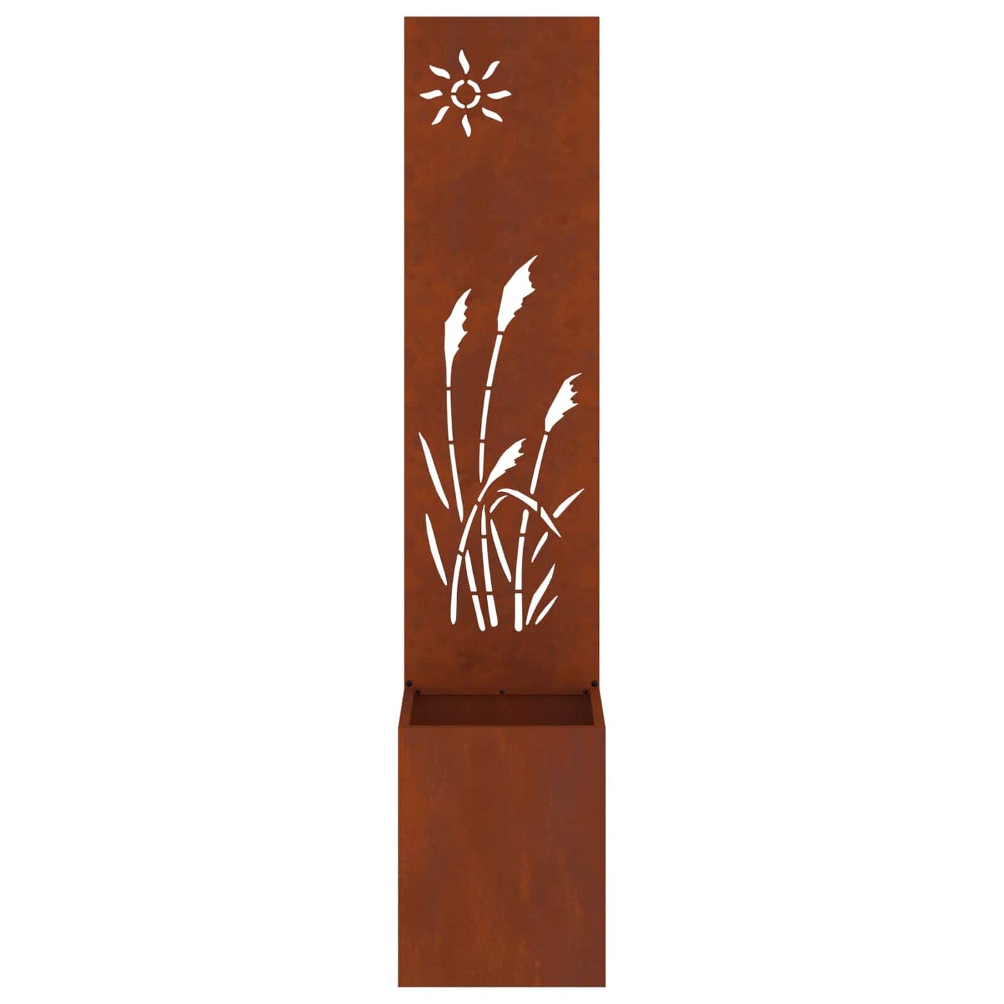 vidaXL Garden Privacy Screen Rusty 32 x 32 x 150 cm Weathering steel 6
