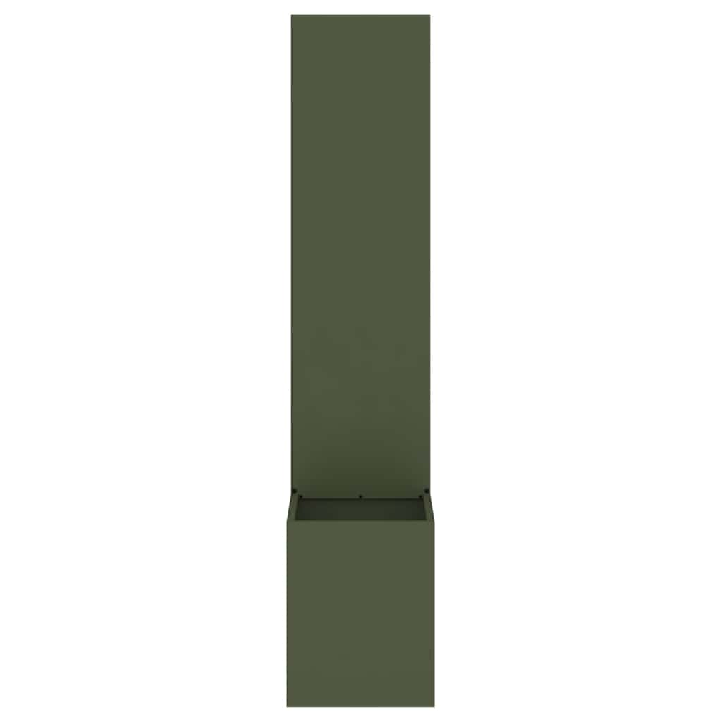 vidaXL Garden Privacy Screen Fretwork Olive green 32 x 32 x 150 cm 5