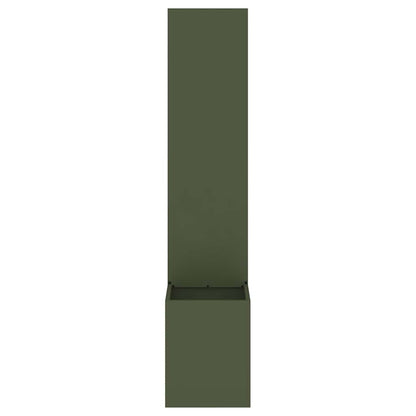 vidaXL Garden Privacy Screen Fretwork Olive green 32 x 32 x 150 cm 5